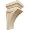 Ekena Millwork 4"W x 4 3/4"D x 8"H Small Nevio Wood Corbel, Rubberwood CORW04X04X08NERW - alternate 1